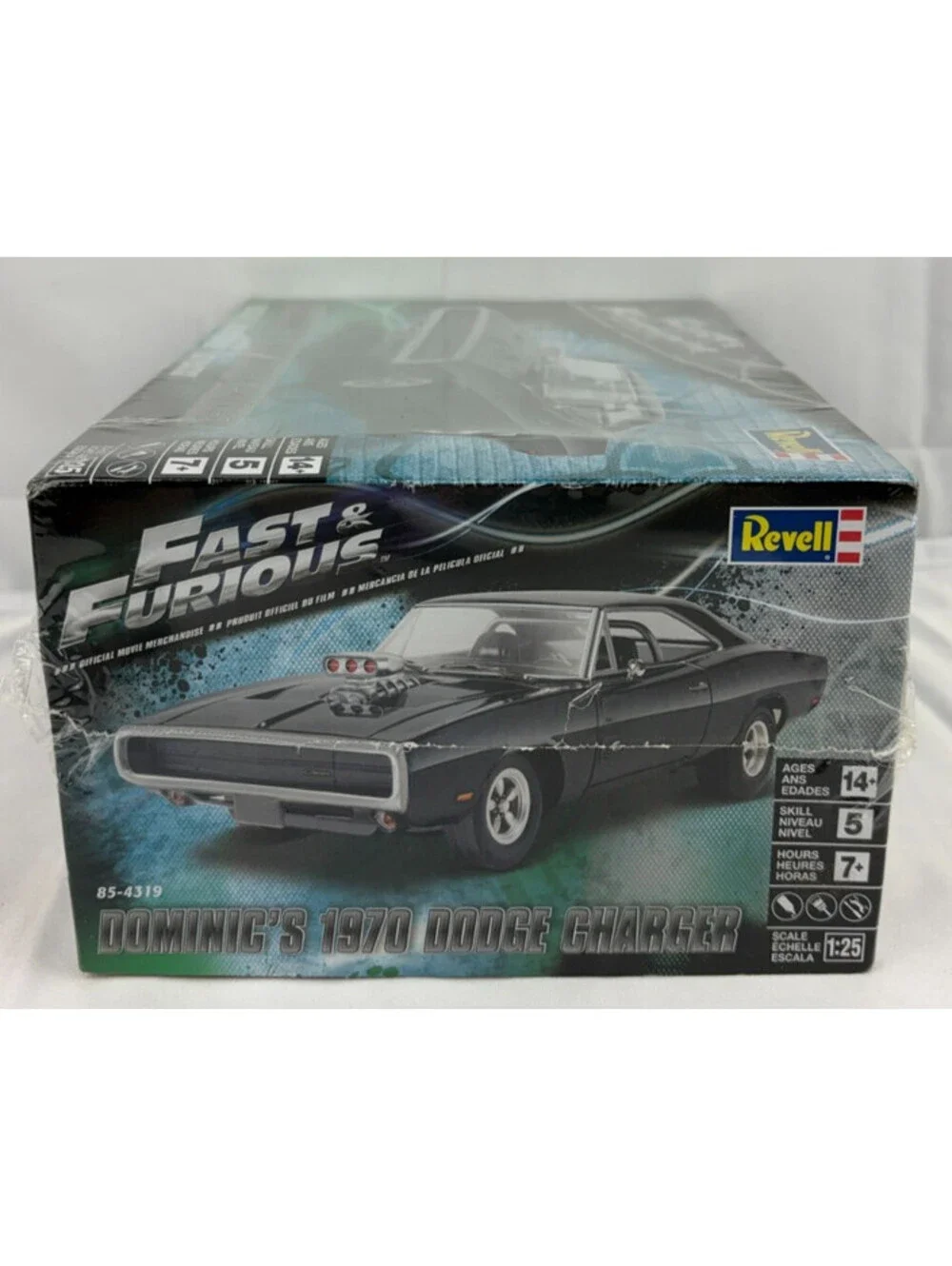 Revell Fast & Furious Dominic's 1970 Dodge Charger Model Kit 1:25 Scale Sealed